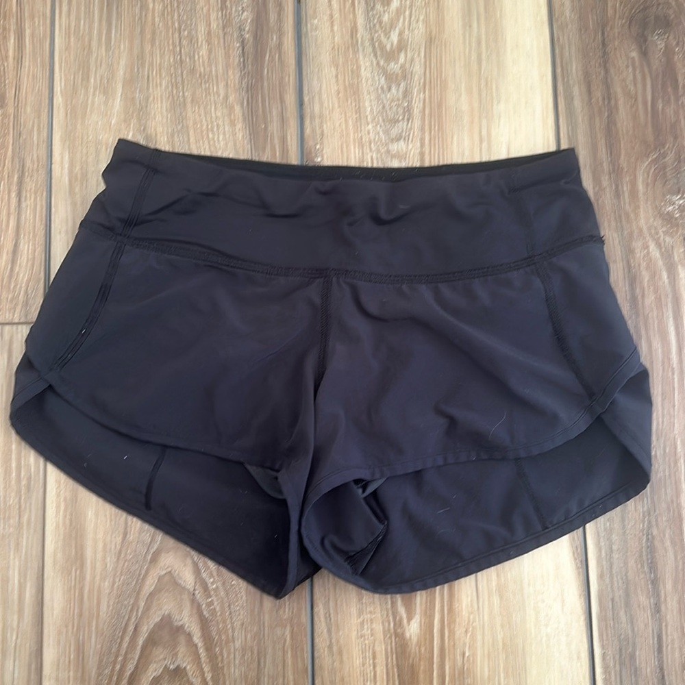 Black lululemon shorts